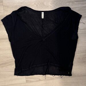 Free People | Cropped V Neck Top